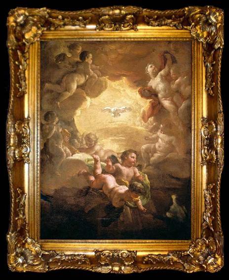 framed  Corrado Giaquinto The Holy Spirit, ta009-2
